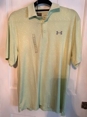 Under Armour Men’s Mint Green Performance Polo